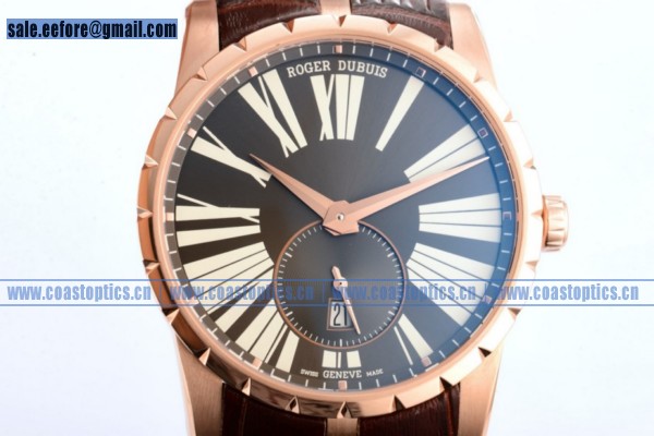 Best Replica Roger Dubuis Excalibur 36 Watch Rose Gold rddex0588